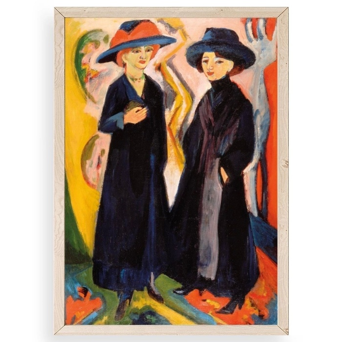 Biyomak® Ernst Ludwig Ahşap Çerçeveli Tablo