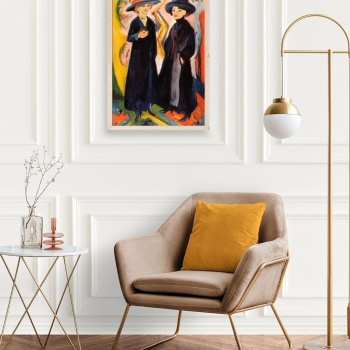 Biyomak® Ernst Ludwig Ahşap Çerçeveli Tablo