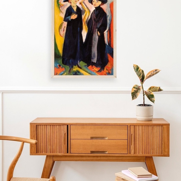 Biyomak® Ernst Ludwig Ahşap Çerçeveli Tablo