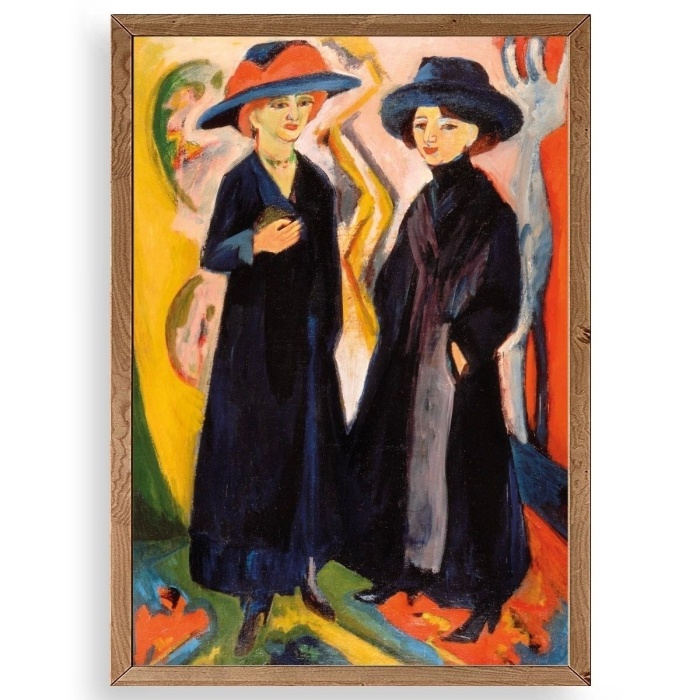 Biyomak® Ernst Ludwig Ahşap Çerçeveli Tablo