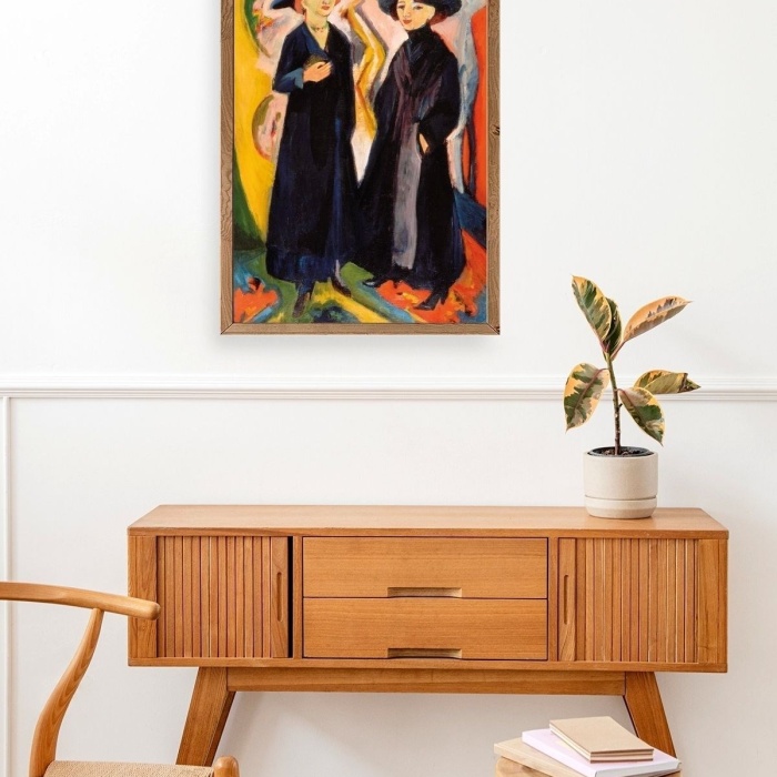 Biyomak® Ernst Ludwig Ahşap Çerçeveli Tablo