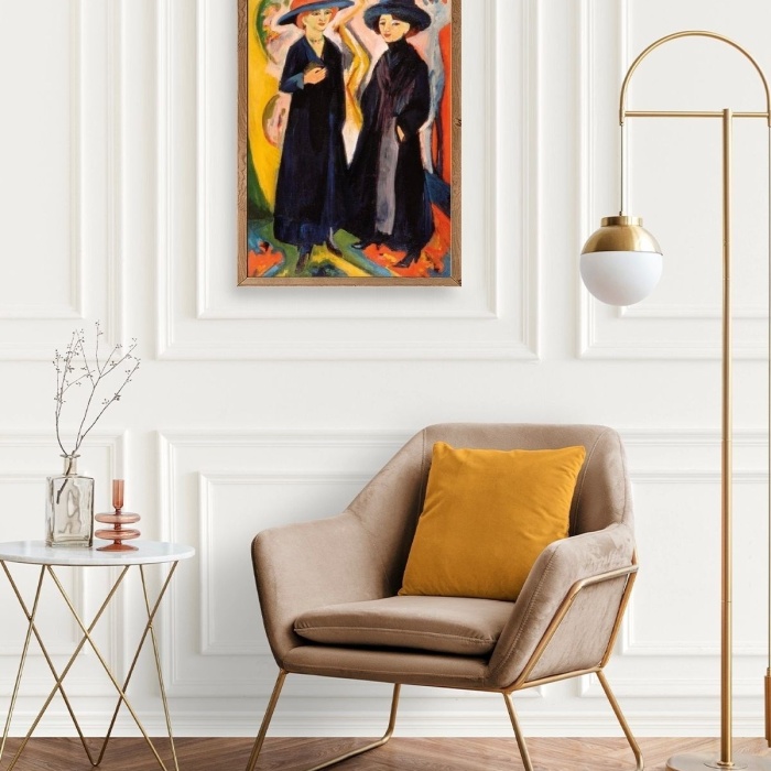 Biyomak® Ernst Ludwig Ahşap Çerçeveli Tablo