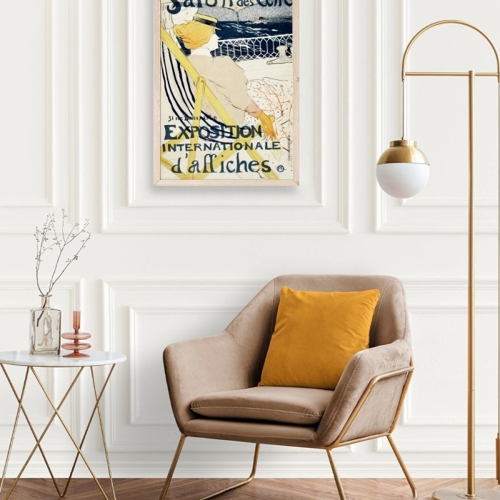 Biyomak® Henri Toulouse-Lautrec Ahşap Çerçeveli Tablo