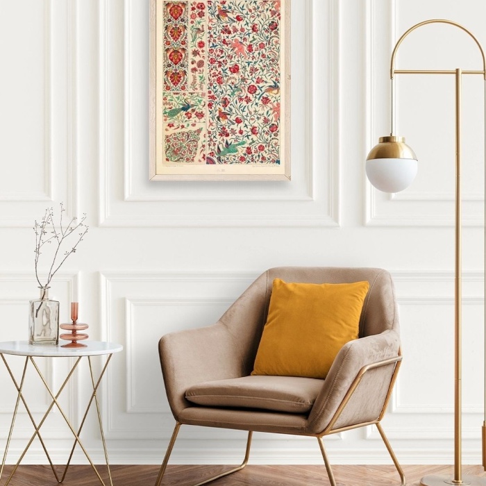 Biyomak® Desen Ahşap Çerçeveli Tablo