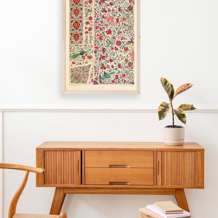 Biyomak® Desen Ahşap Çerçeveli Tablo