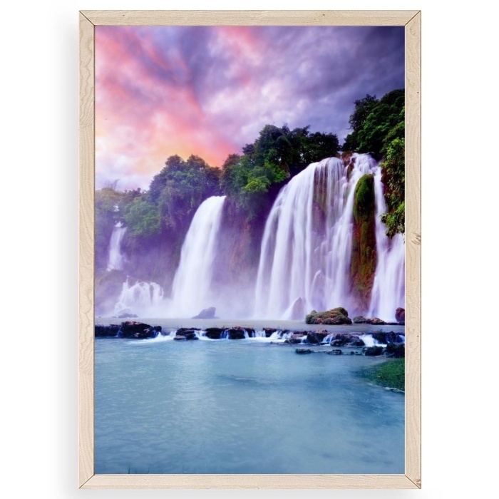 Biyomak® Manzara Doğa Ahşap Çerçeveli Tablo