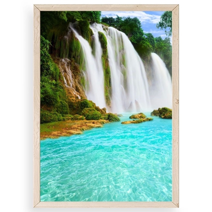 Biyomak® Manzara Doğa Ahşap Çerçeveli Tablo