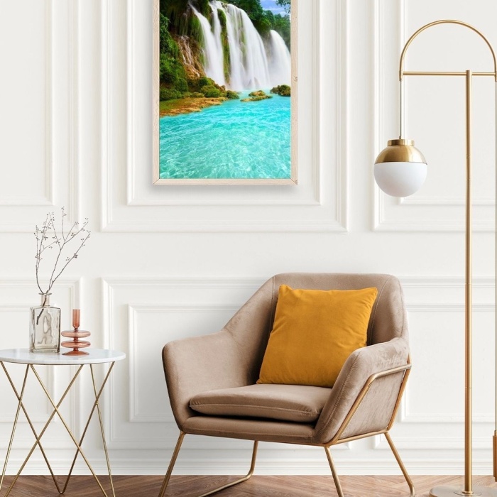 Biyomak® Manzara Doğa Ahşap Çerçeveli Tablo