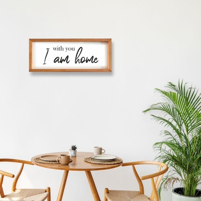 Biyomak® Yatak Odası With You I Am Home Ahşap Çerçeve