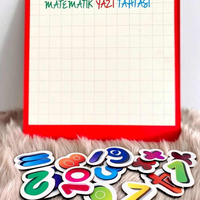 Biyomak® Ahşap Bultak Sayılar Yazı Tahtası