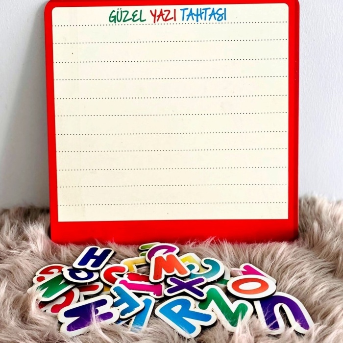 Biyomak® Ahşap Bultak Harfler Yazı Tahtası