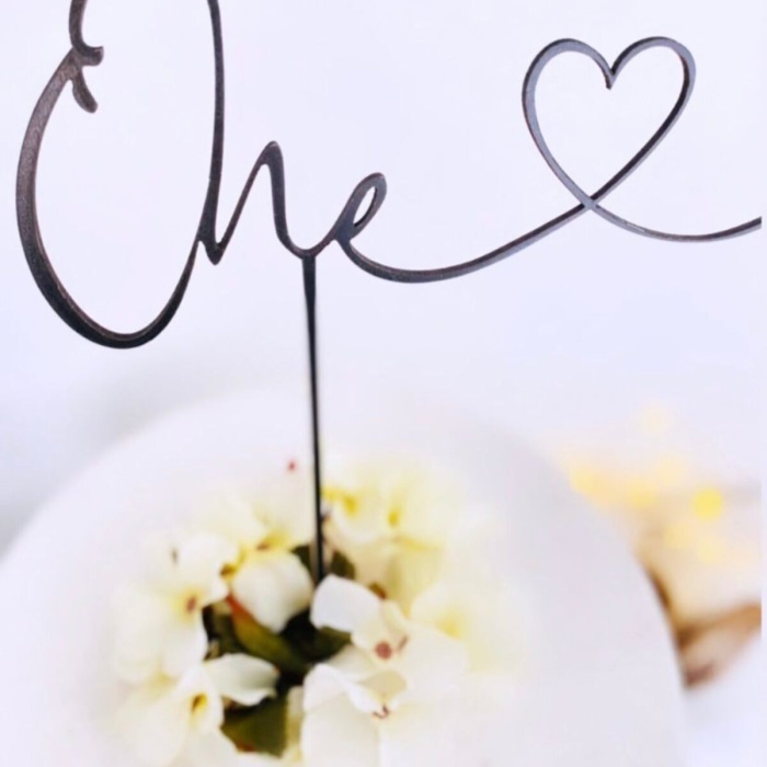 Biyomak® One Pasta Süsü Siyah Ahşap