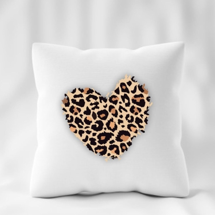Biyomak® Leopar Desen Baskılı Yastık