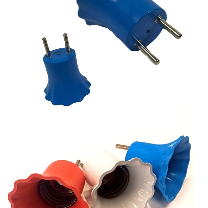 ® Duylu Fiş E27 Duylu Ampul Takılan Fiş Duylu Priz