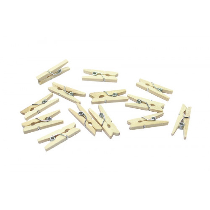 ® Mandal Mini Ahşap Mandal (10 Adet)