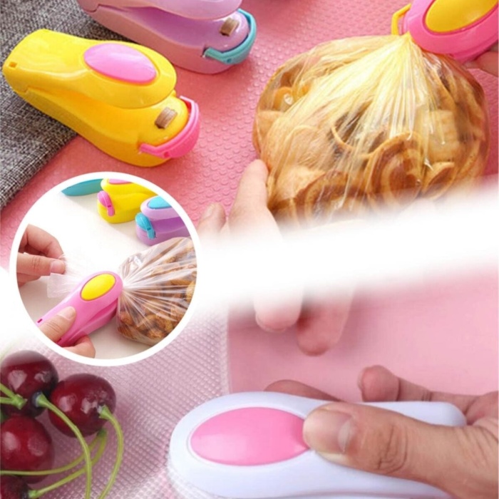 ® Poşet Kapatıcı Poşet Ağzı Kapatıcı Isıtmalı Vakumlu Yapıştırma