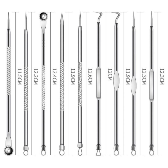 Biyomak® 11 Parça Siyah Nokta Temizleyici Cilt Bakım Komedon Seti
