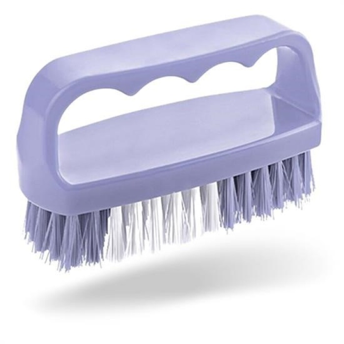 Biyomak® Tutamaçlı Plastik Pratik Tırnak ve Kıyafet Yaka Temizlik Fırçası- TP-113