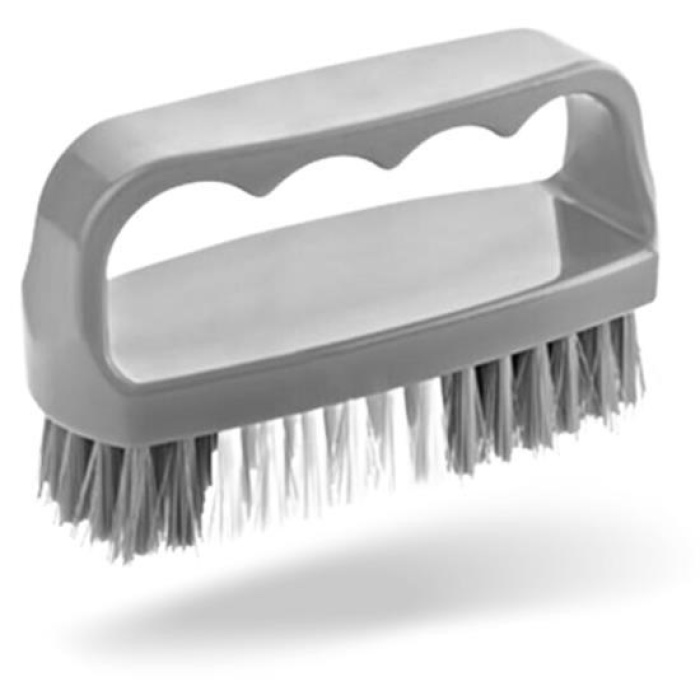 Biyomak® Tutamaçlı Plastik Pratik Tırnak ve Kıyafet Yaka Temizlik Fırçası- TP-113