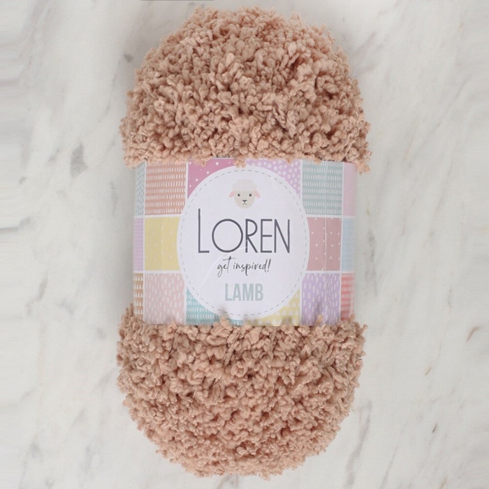 ® Loren Lamb Bej El Örgü İpi - R083 - 34421