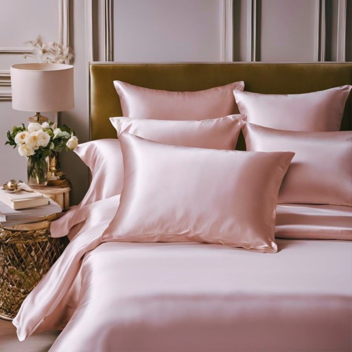 Biyomak® Antibakteriyel Terletmeyen İpek Saten Yastık Kılıfı 2li 50x70 Pembe