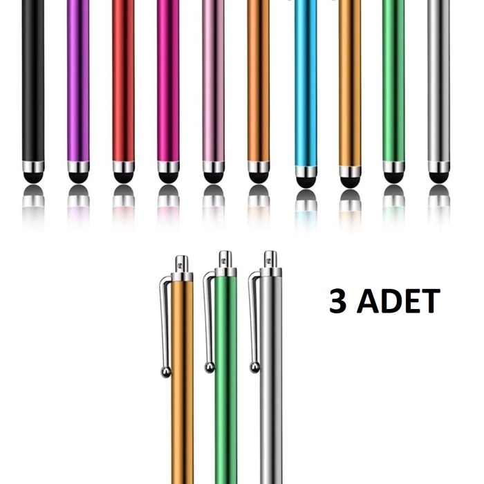® Yeni Ürün Dokunmatik Kalem Stylus Dokunmatik Kalem 3 Adet