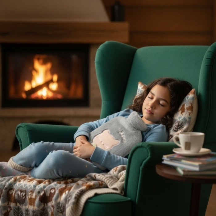 ® Papyonlu Kedi Figürlü Peluş Sıcak Su Torbası 1 Lt – Yumuşak Kılıf, Uzun Süre Sıcak Tutan Termal Su Torbası