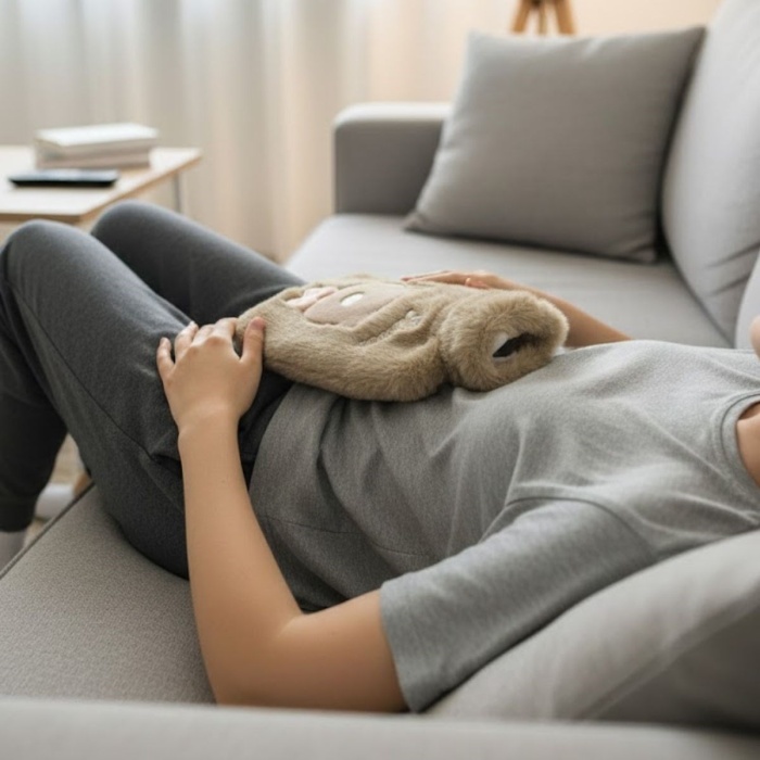 ® Papyonlu Ayıcıklı Kahverengi Figürlü Peluş Sıcak Su Torbası 1 Lt – Yumuşak Kılıf, Uzun Süre Sıcak Tutan Termal Su Torbası