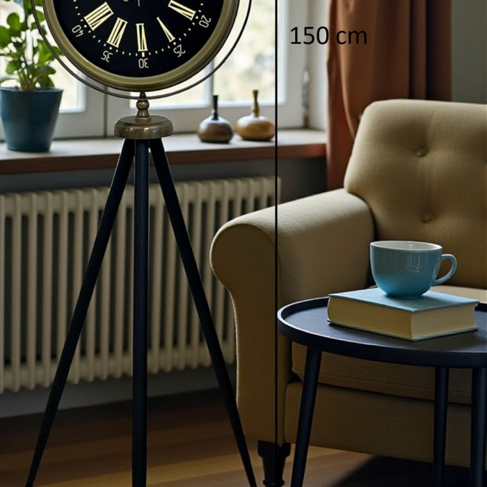 ® Eskitme İhtişam Tripod Ayaklı Saat