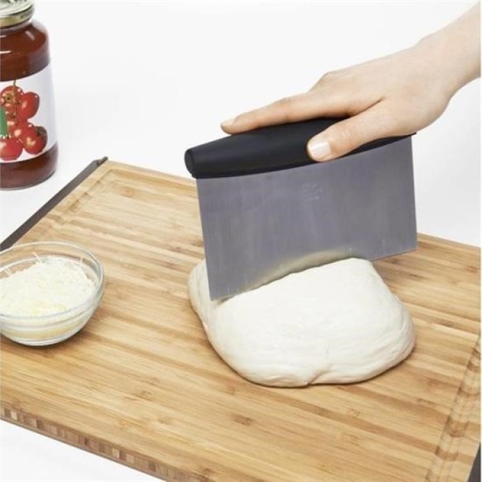 ® Çelik Hamur Kesici Kazıyıcı Pasta Kek Dekorasyon Spatula Aleti