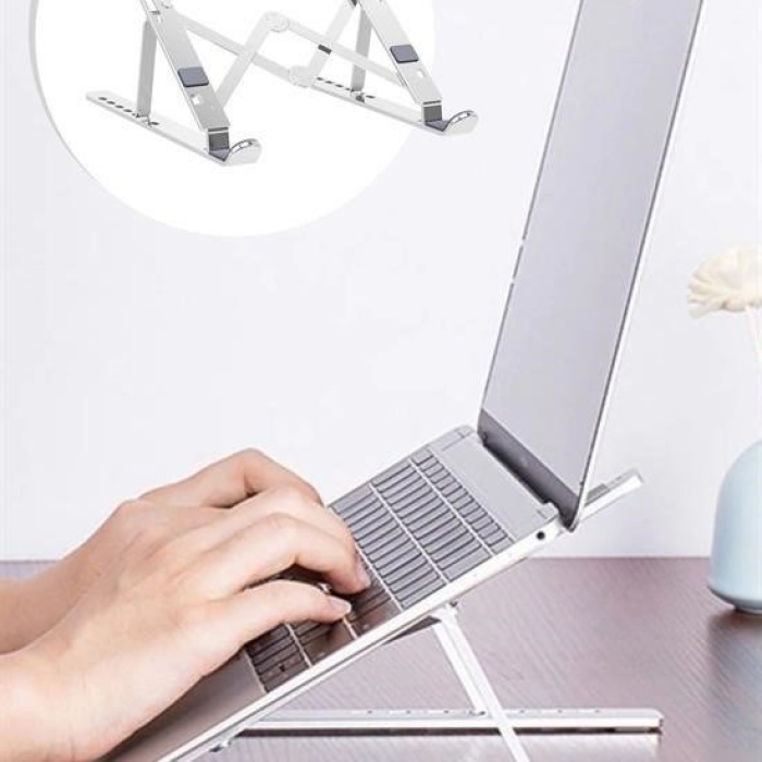 ® Ayarlanabilir Dizüstü Destek Tabanı Tamamen Katlanabilir Taşınabilir Laptop Yükseltici