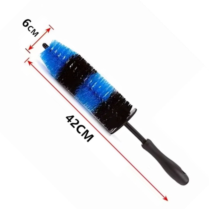 ® Ergonomik Saplı Jant ve Lastik Temizleme Fırçası – Araç Detay Temizliği İçin Güçlü Kıllı Detay Fırçası