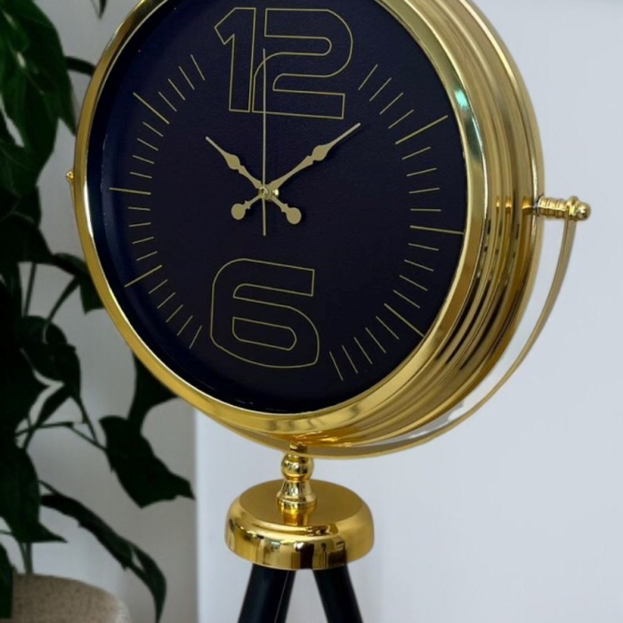 ® Zentime Prime Gold Şık Tripod Ayaklı Saat