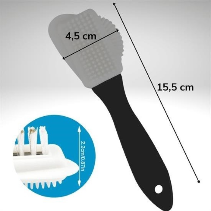 ® Çift Taraflı Pratik Taşınabilir Süet Nubuk Deri Çizme Bot Ayakkabı Temizleme Bakım Fırçası