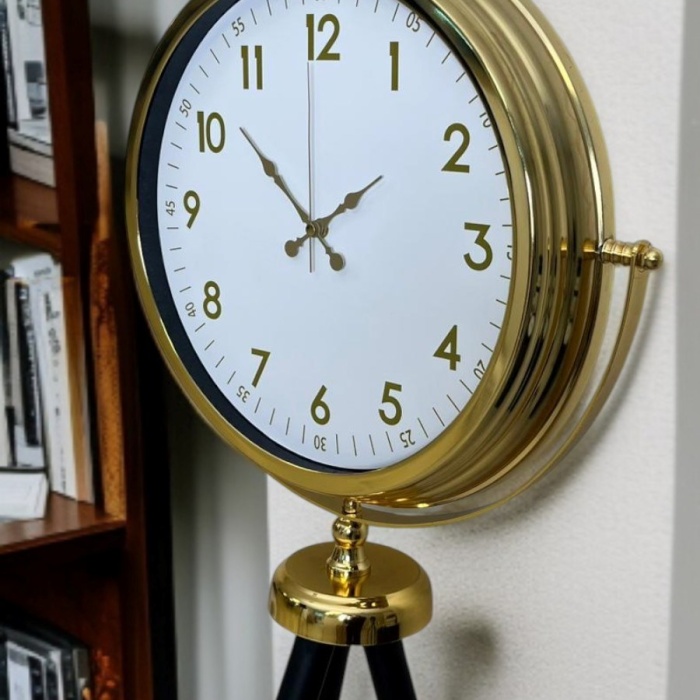 ® Zentime Heritage Gold Zarif Tripod Ayaklı Saat