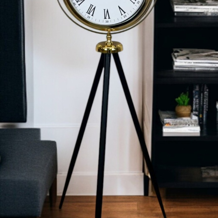 ® Gold Roma Rakamlı Lüks Tripod Ayaklı Saat