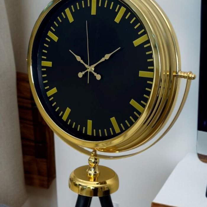 ® Zentime Elite Gold Tripod Ayaklı Saat