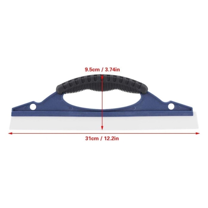® Çok Amaçlı Cam Çekçeği–Araç Camı, Duşakabin, Fayans ve Ayna İçin Leke Temizleme Aparatı