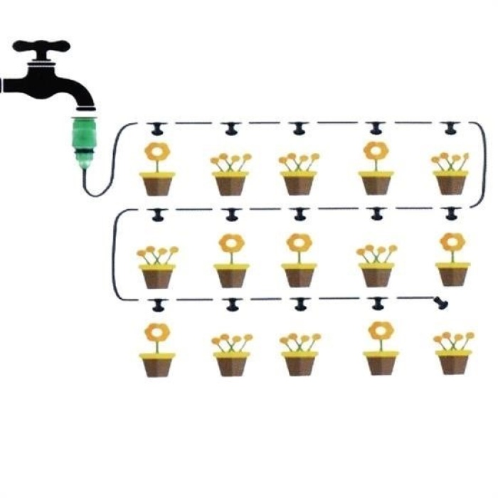 ® 10 Metre Kendin Yap Balkon Veranda Çardak Kamelya Sulama Serinletme ve Nemlendirme Sistemi