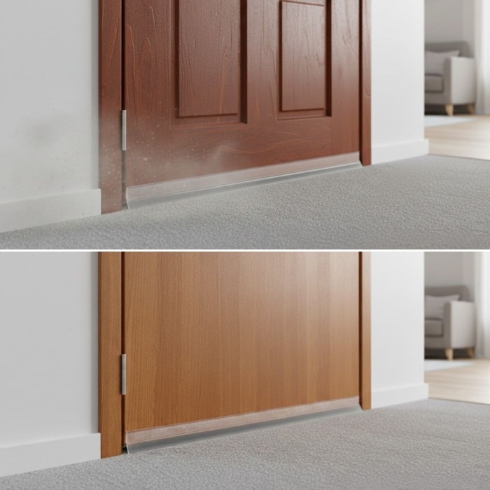 ® Kapı Eşiği Bandı 3 Mt – Toz, Soğuk ve Böcek Önleyici Kendinden Yapışkanlı İzolasyon Şeridi