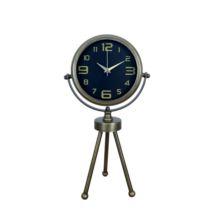 ® Zentime Eskitme Vintage Üç Ayaklı Masa Saati