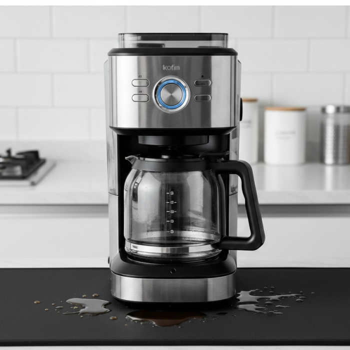 ® Çay Makinesi Altlığı Su Emici Kaymaz Taban Tezgah Koruyucu Kurulama Matı