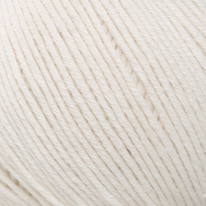 ® Yeni Ürün La Mia Cottony Kırık Beyaz Bebek El Örgü İpi - P3-L003 - 33574