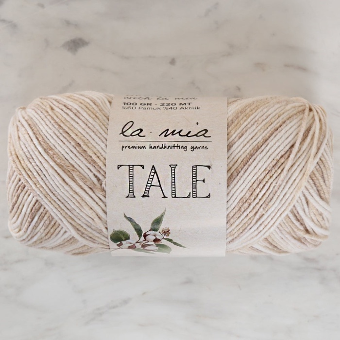 ® Yeni Ürün La Mia Tale Ebruli El Örgü İpi - LM066