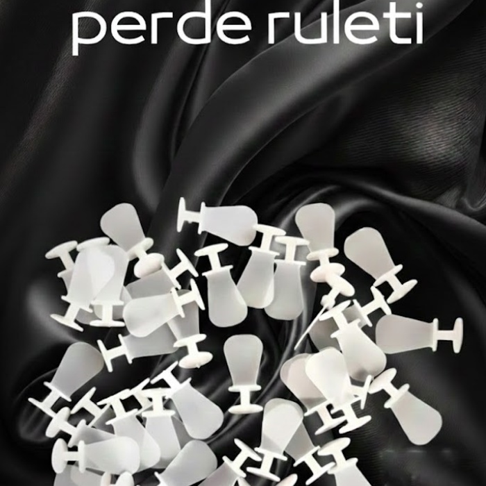 ® Yeni Ürün Makine Dikmeli Perde Düğmesi Perde Ruleti Perde Düğmesi 40 Adet