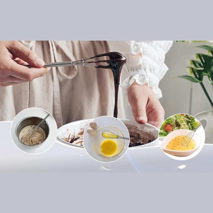 ® Yeni Ürün Sciacca Mini Çırpıcı Çelik 2 adet