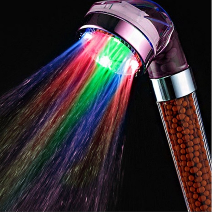 ® Yeni Ürün Renk Değiştiren Su Tasarruflu Kokulu Tazyikli Duş Başlığı