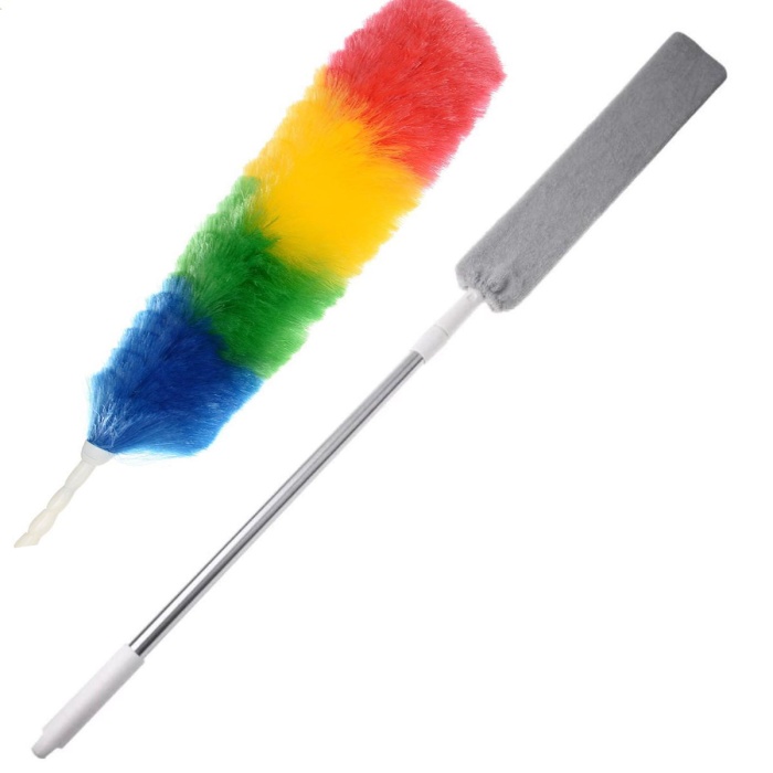 ® Yeni Ürün Uzun Esnek Toz Alma Aparatı - Anti Statik Toz Alma Aparatı 2Li Set