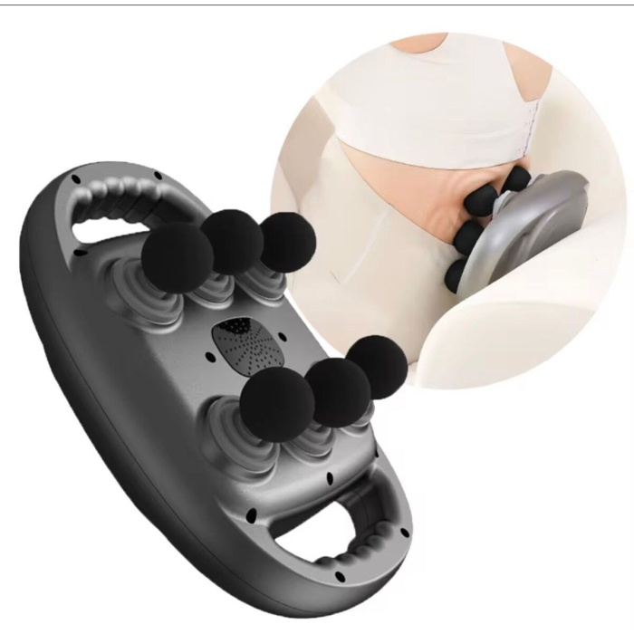 ® Yeni Ürün Şarjlı Geliştirilmiş 6 Başlıklı Fonksiyonlu Masaj Aleti 2000 mAh Masaj Tabancası