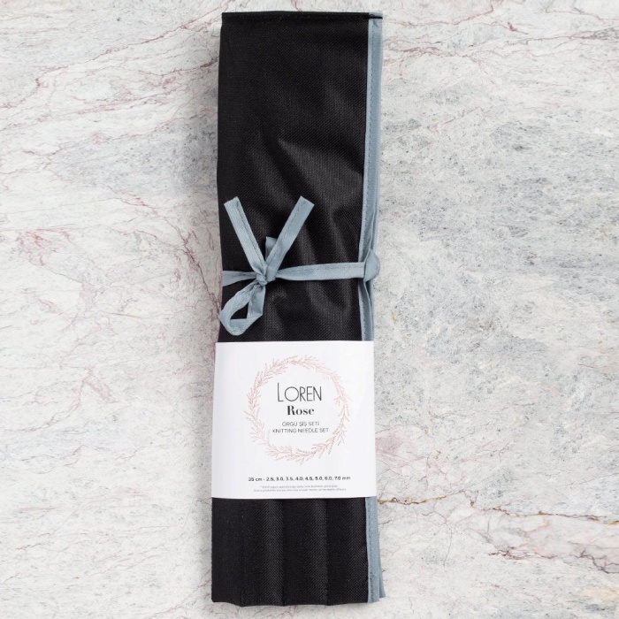 ® Yeni Ürün Rose 35cm Örgü Şişi Seti